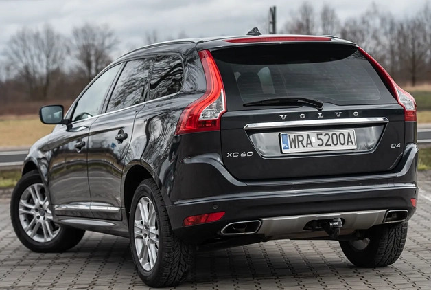 Volvo XC 60 cena 72500 przebieg: 204000, rok produkcji 2015 z Nieszawa małe 326